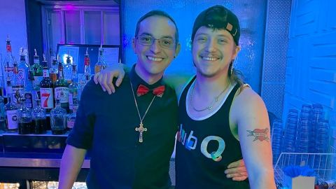 Derrick Rump, left, and Daniel Aston worked the bar at Club Q, loved ones say.