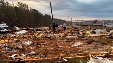 A tornado caused widespread damage in Union Parish, Louisiana.