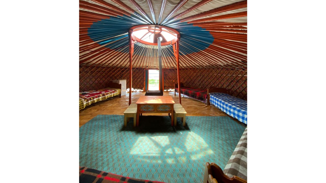 The new Silver Tree Guest House offers a variety of sleeping options including traditional yurts. 