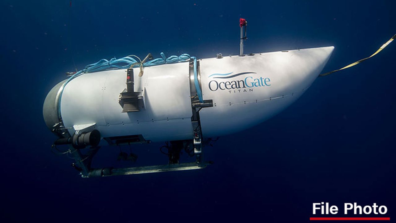The OceanGate Titan submersible is shown in an undated photo.