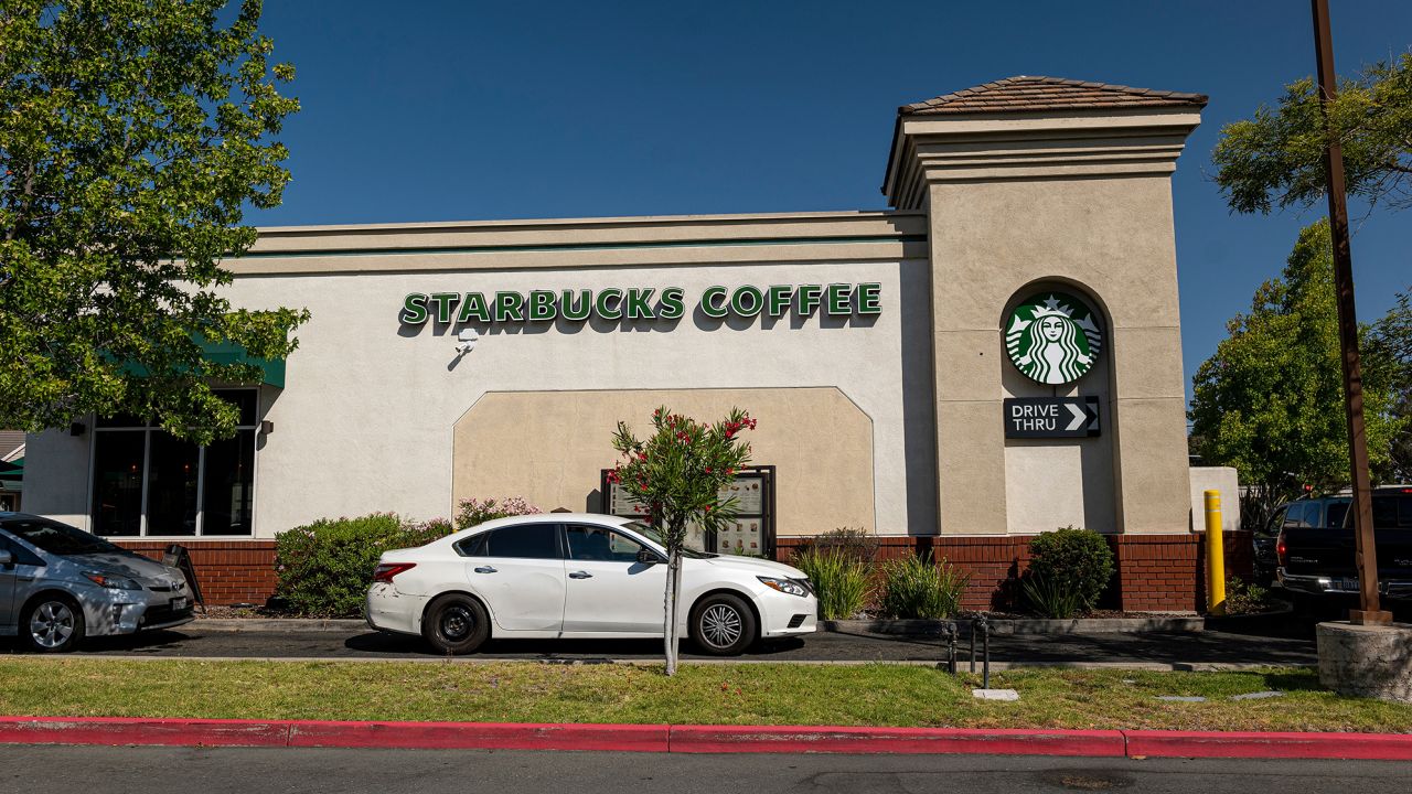 Around 40% of Starbucks' locations are drive-thrus.