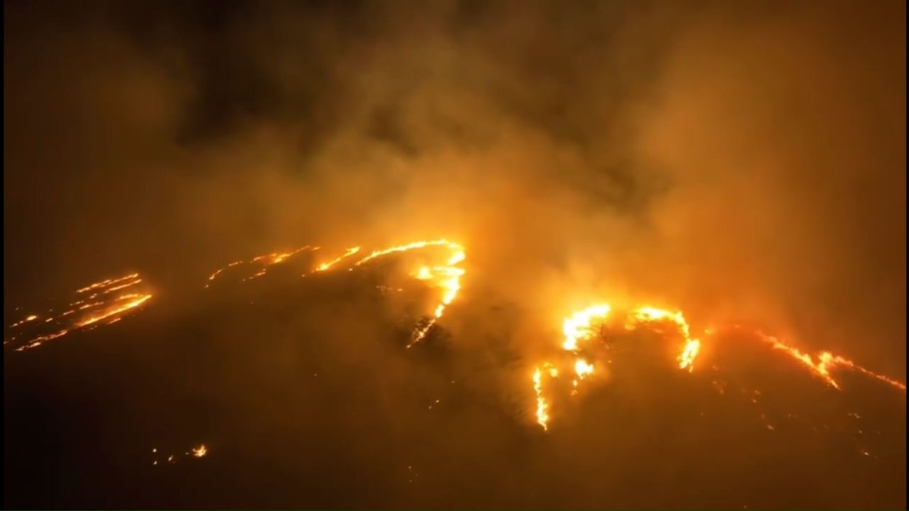 Clint Hansen shot this footage of catastrophic blazes on the island of Maui.