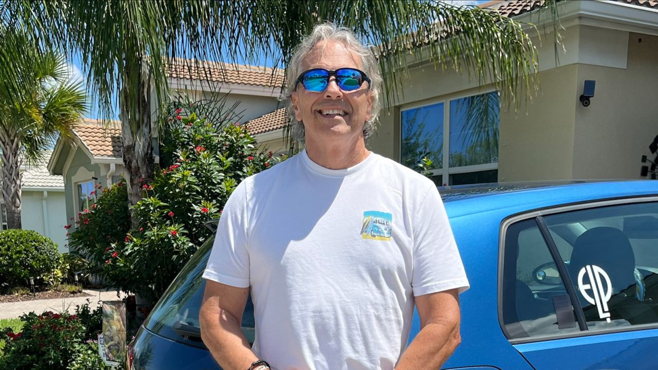 Ted Canty, a retired resident of Wimauma, Florida, tries to avoid driving after paying almost $2,000 for a car repair and seeing his car insurance rates increase. 