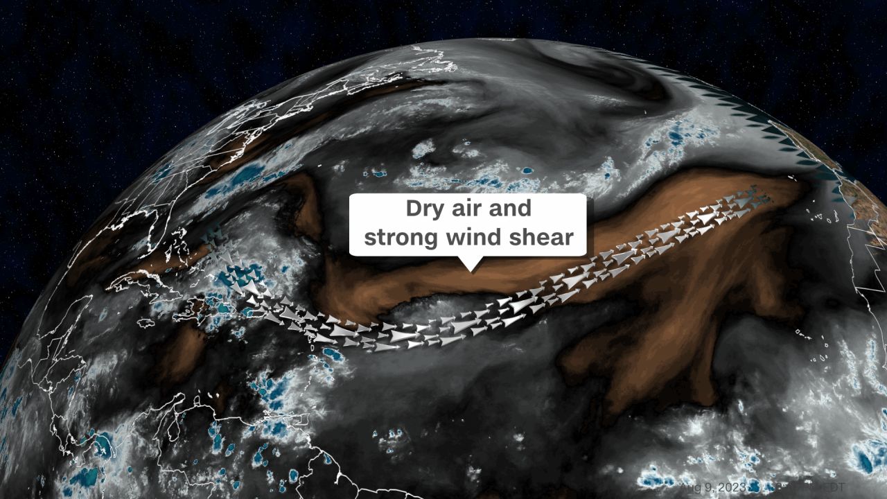 dry air wind shear atlantic 081023