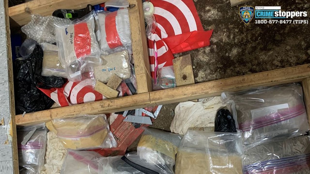 New York police say a large quantity of fentanyl and other narcotics were discovered in a trap floor in the play area of the day care center.