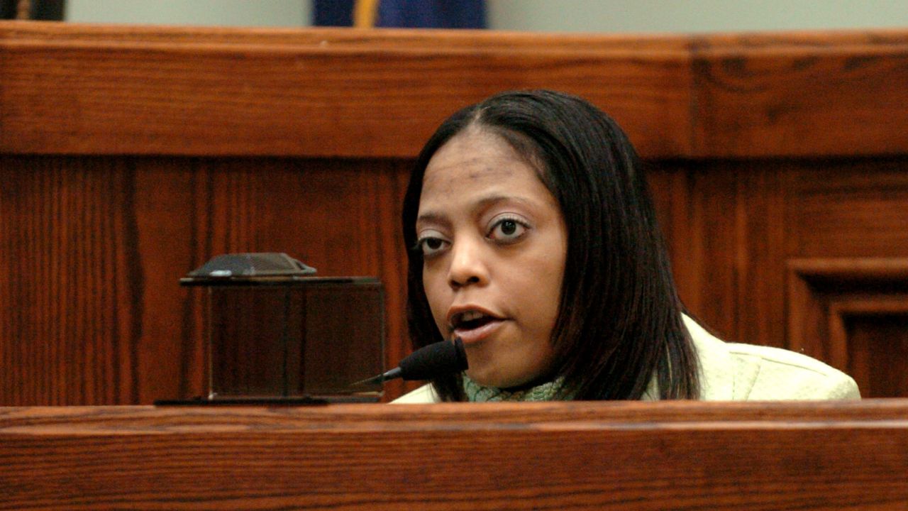 Vinisha Stubblefield testified in the trial of Quincy Cross on March 31, 2008.