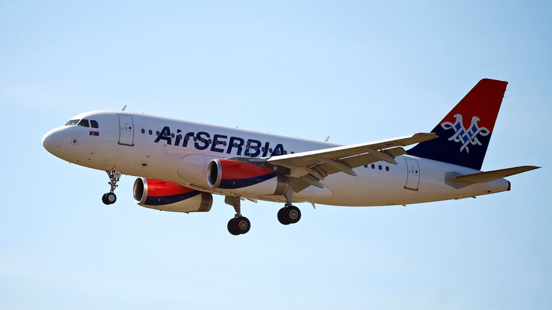Air Serbia serves more than 70 destinations across Europe, the Mediterranean and Middle East.