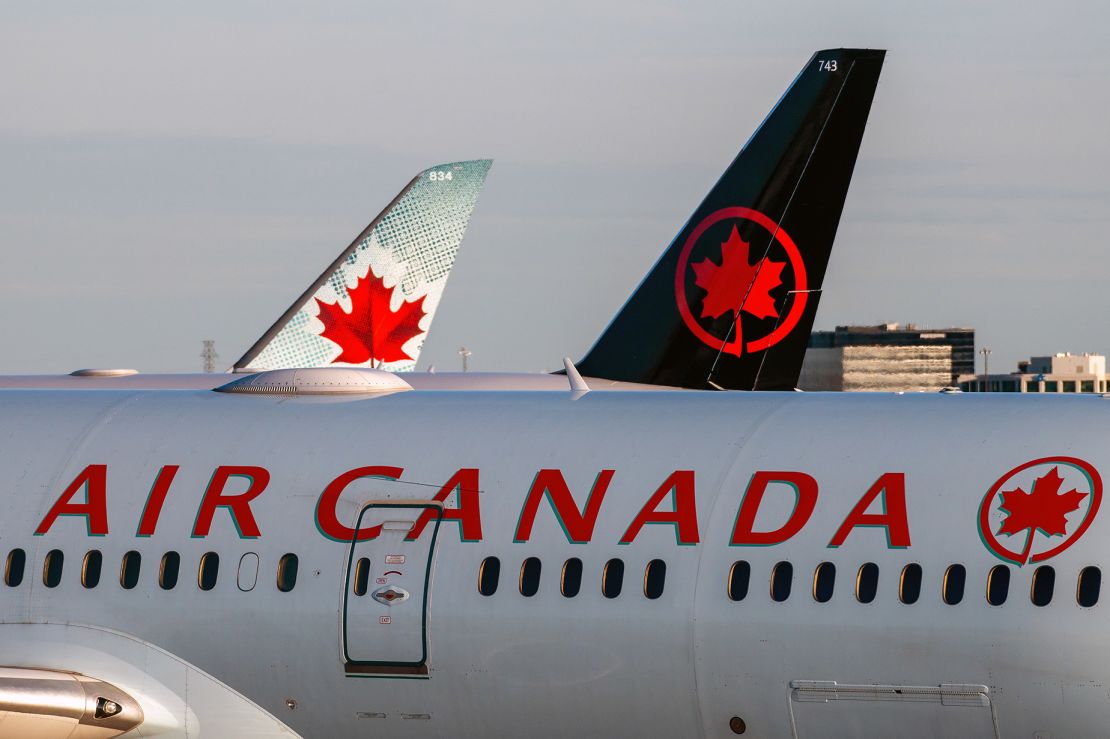 Air Canada apologized after passengers were left sitting in a wet and dirty seating area.