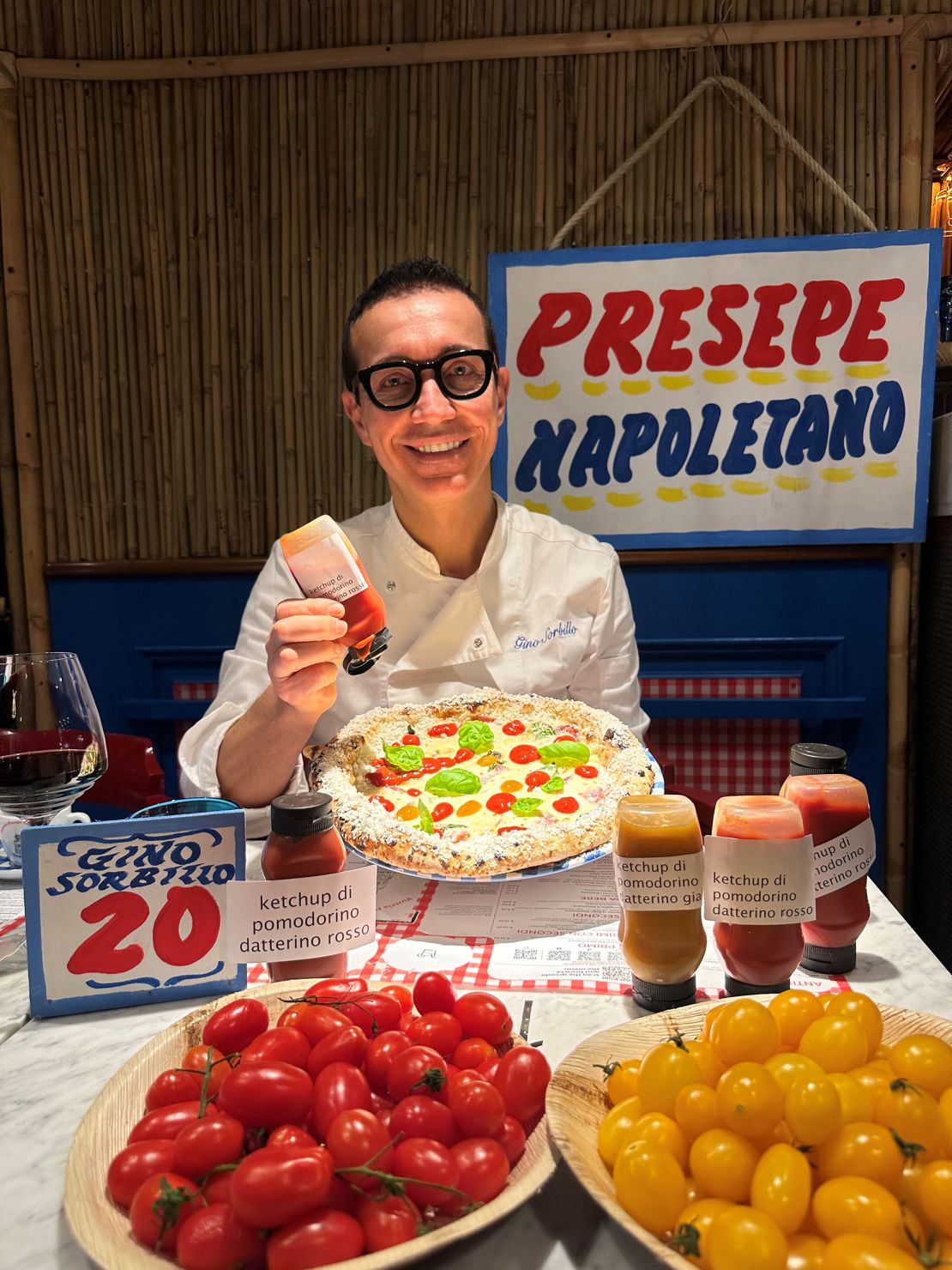Sorbillo has since created a ketchup pizza to goad his critics even more.